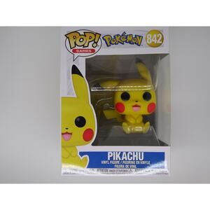 NEW Sealed Pikachu Funko Pop! Games Pokemon 842 Vinyl Figure Kanto Nintendo